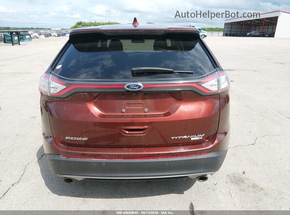 2FMPK4K91GBB40249 2016 FORD EDGE Brown 