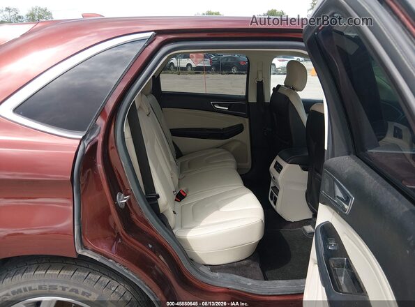 2FMPK4K91GBB40249 2016 FORD EDGE Brown Widok naklejki z numerem VIN