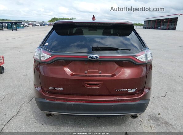 2FMPK4K91GBB40249 2016 FORD EDGE Brown 