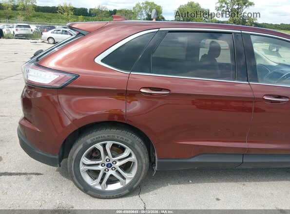 2FMPK4K91GBB40249 2016 FORD EDGE Brown 