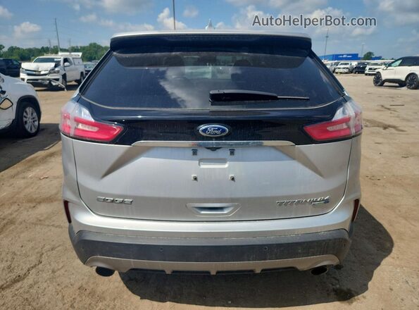 2FMPK4K91KBB87340 2019 FORD EDGE Silver Հետևի տեսք