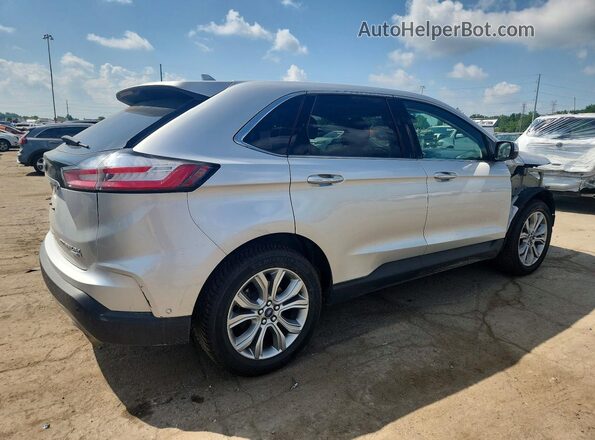 2FMPK4K91KBB87340 2019 FORD EDGE Silver Հետևի աջ