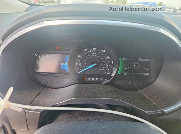 2FMPK4K91KBB87340 2019 FORD EDGE Silver Սարքավորումների վահանակի տեսք