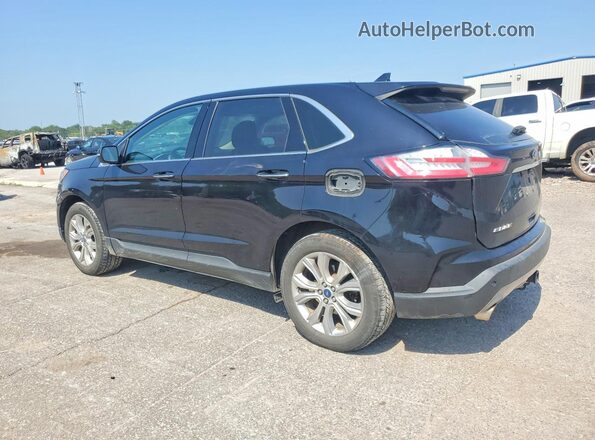 2FMPK4K91KBB97530 2019 FORD EDGE Черный Задняя левая четверть