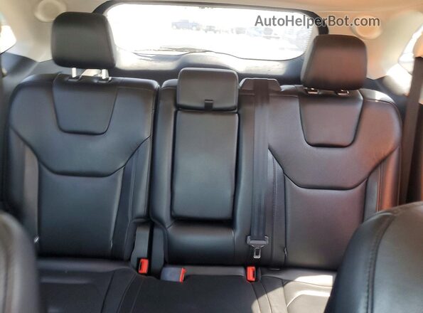 2FMPK4K91KBB97530 2019 FORD EDGE Черный Вид задних сидений