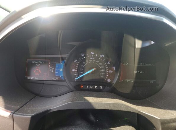 2FMPK4K91KBB97530 2019 FORD EDGE Черный Вид щитка приборов