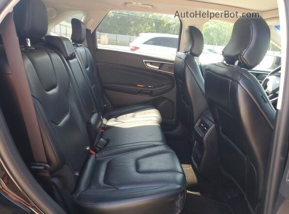 2FMPK4K91KBB97530 2019 FORD EDGE Черный Вид задней части салона