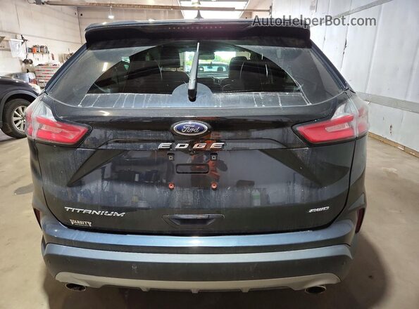 2FMPK4K91NBA04541 2022 FORD EDGE Charcoal Вид ззаду