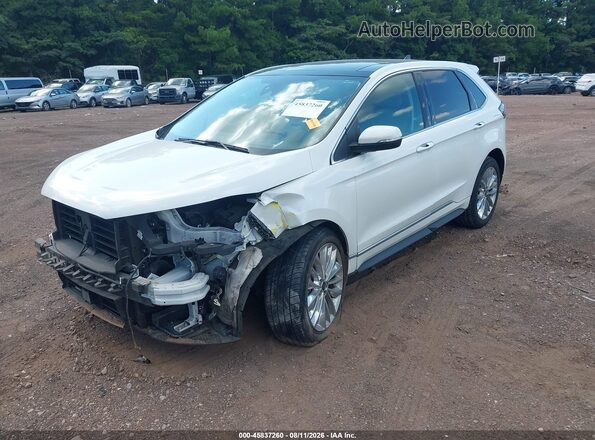 2FMPK4K91NBA09402 2022 FORD EDGE White Przód lewy