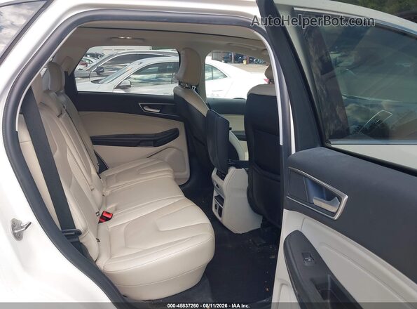 2FMPK4K91NBA09402 2022 FORD EDGE White Widok naklejki z numerem VIN