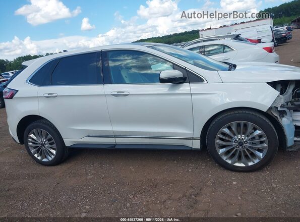 2FMPK4K91NBA09402 2022 FORD EDGE White Widok wnętrza 360 stopni