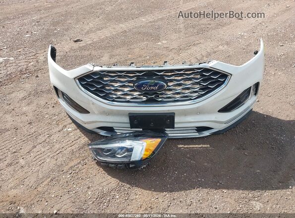 2FMPK4K91NBA09402 2022 FORD EDGE White Widok zestawu wskaźników