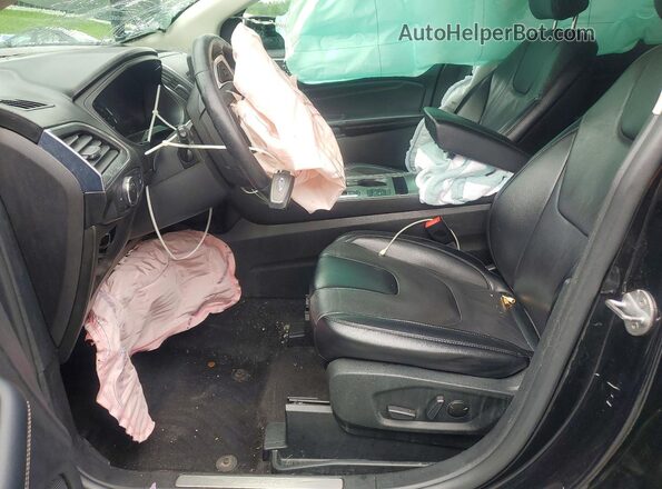 2FMPK4K91NBA33294 2022 FORD EDGE Black Widok wnętrza z przodu
