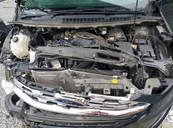 2FMPK4K91NBA33294 2022 FORD EDGE Black Widok komory silnika