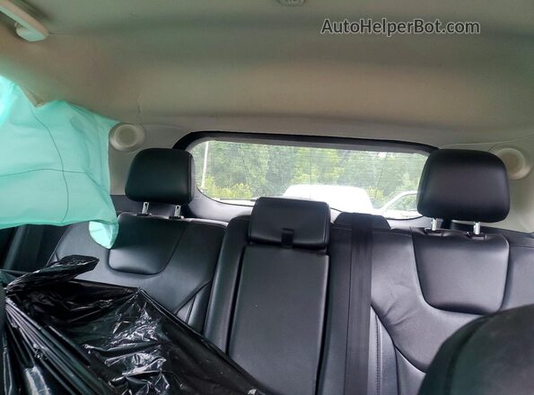 2FMPK4K91NBA33294 2022 FORD EDGE Black Widok tylnych siedzeń