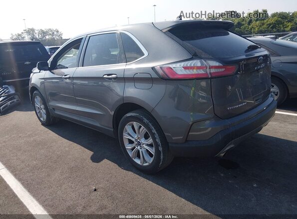 2FMPK4K91NBA37068 2022 FORD EDGE Silver Rear left
