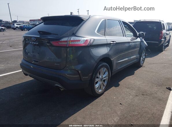 2FMPK4K91NBA37068 2022 FORD EDGE Silver Rear right