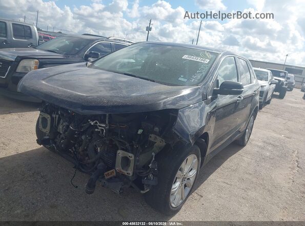 2FMPK4K91NBA51939 2022 FORD EDGE Black წინა მარცხენა ხედი სამი მეოთხედიდან