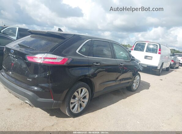 2FMPK4K91NBA51939 2022 FORD EDGE Black უკანა სალონის ხედი