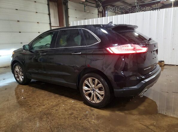 2FMPK4K91NBA53416 2022 FORD EDGE Black Rear left