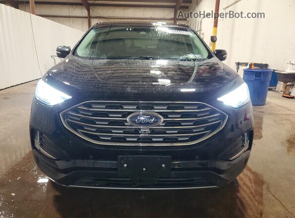 2FMPK4K91NBA53416 2022 FORD EDGE Black Front view