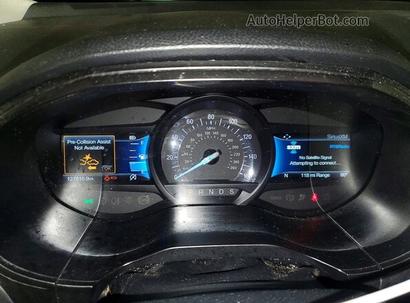 2FMPK4K91NBA53416 2022 FORD EDGE Black Instrument cluster view