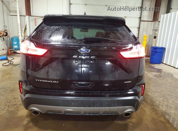 2FMPK4K91NBA53416 2022 FORD EDGE Black Rear view