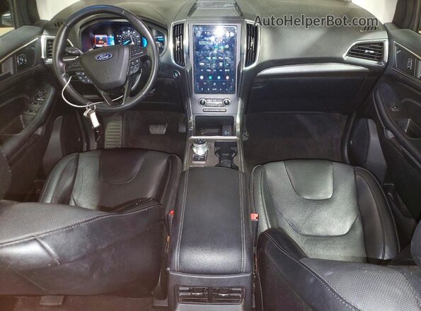 2FMPK4K91NBA53416 2022 FORD EDGE Black წინა პანელის ხედი
