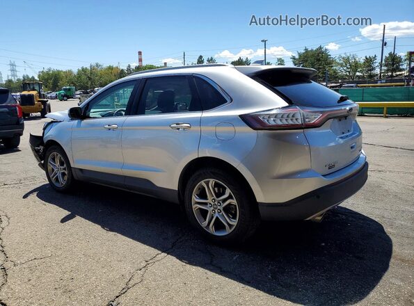 2FMPK4K92GBB61840 2016 FORD EDGE Silver Задня ліва чверть