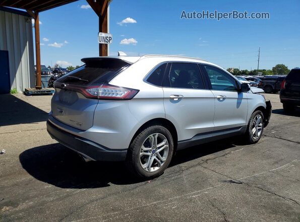 2FMPK4K92GBB61840 2016 FORD EDGE Silver Задня права чверть