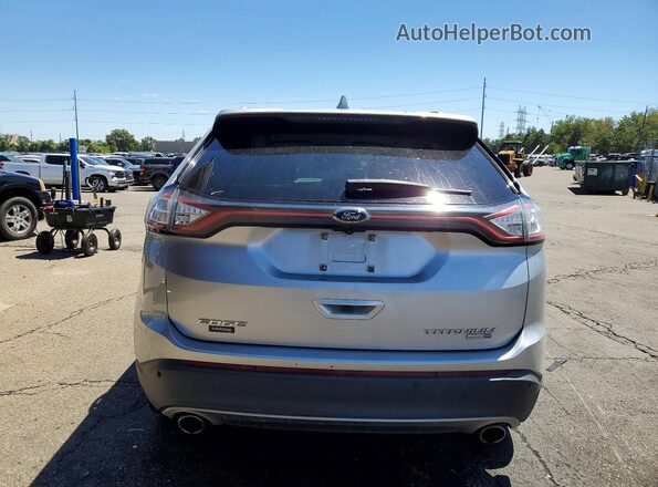 2FMPK4K92GBB61840 2016 FORD EDGE Silver Вид ззаду