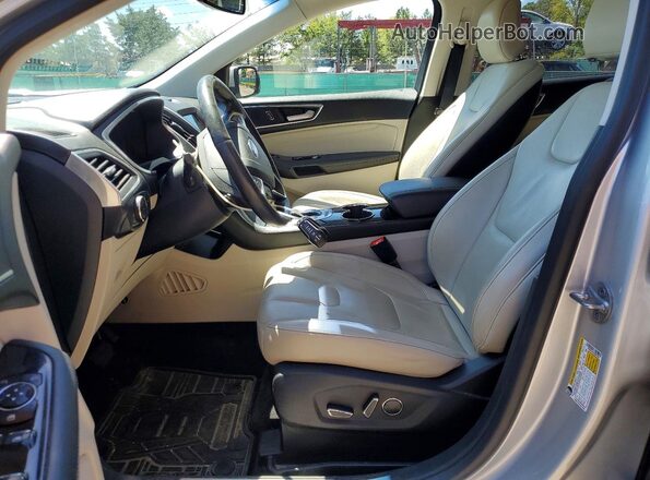 2FMPK4K92GBB61840 2016 FORD EDGE Silver Вид салону спереду