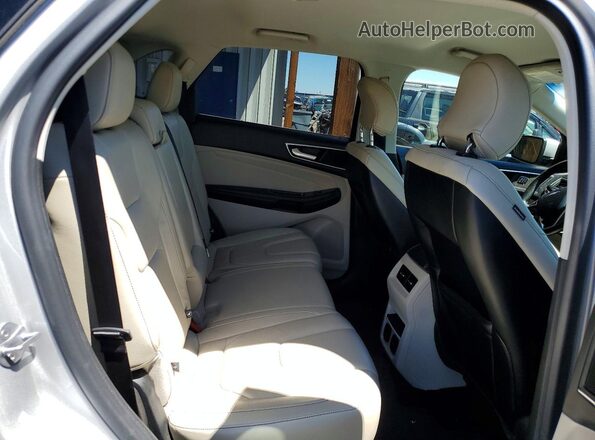2FMPK4K92GBB61840 2016 FORD EDGE Silver Вид задніх сидінь