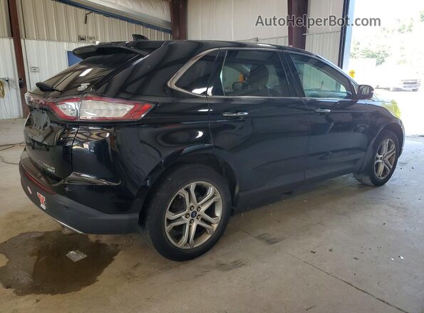 2FMPK4K92HBB06127 2017 FORD EDGE Black Rear right