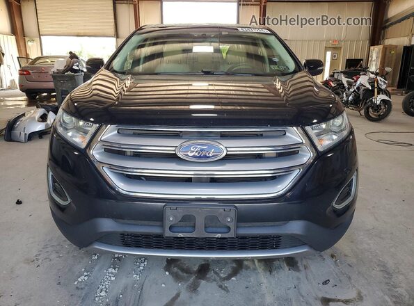 2FMPK4K92HBB06127 2017 FORD EDGE Black Front view