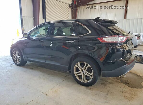 2FMPK4K92HBB06127 2017 FORD EDGE Black Rear left