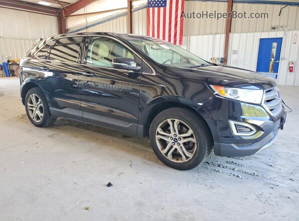 2FMPK4K92HBB06127 2017 FORD EDGE Black Front right