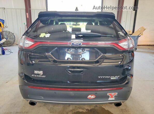 2FMPK4K92HBB06127 2017 FORD EDGE Black Rear view