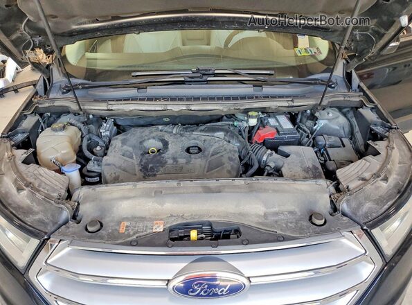 2FMPK4K92HBB06127 2017 FORD EDGE Black Engine compartment view