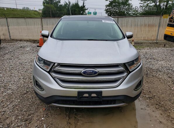 2FMPK4K92HBC03280 2017 FORD EDGE Silver Vista frontal