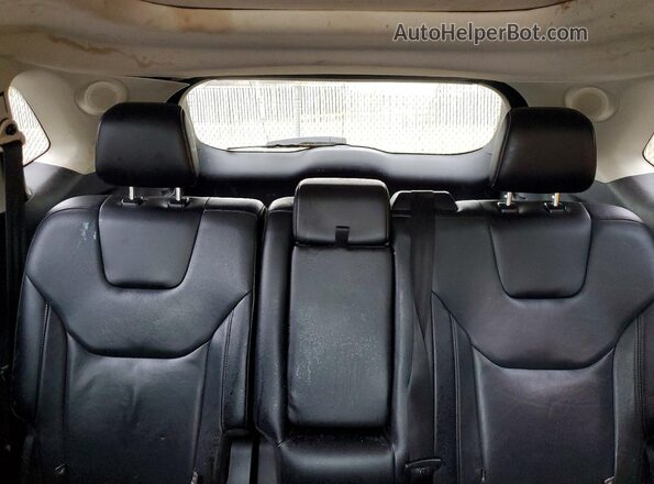 2FMPK4K92HBC03280 2017 FORD EDGE Silver Vista de los asientos traseros