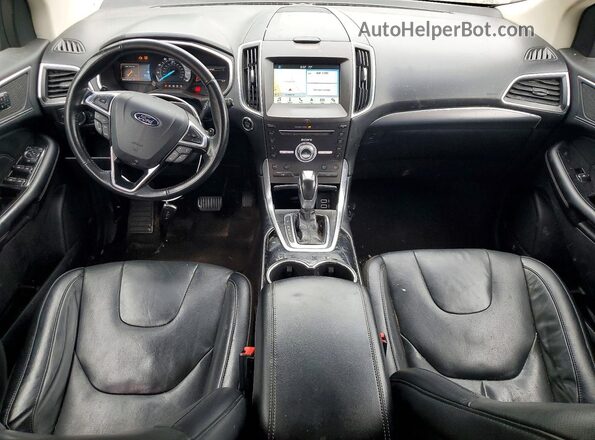 2FMPK4K92HBC03280 2017 FORD EDGE Silver Vista del salpicadero