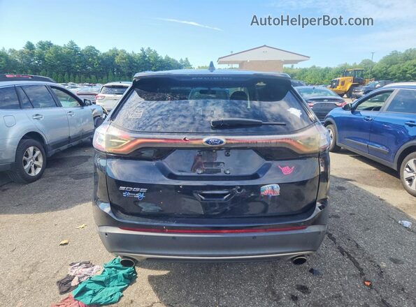 2FMPK4K92HBC03540 2017 FORD EDGE Черный Вид сзади