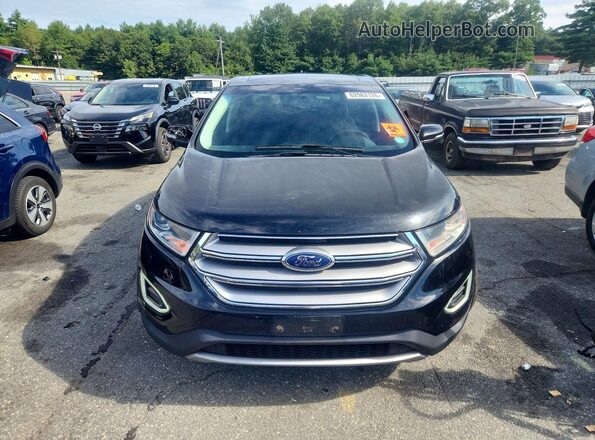 2FMPK4K92HBC03540 2017 FORD EDGE Черный Вид спереди