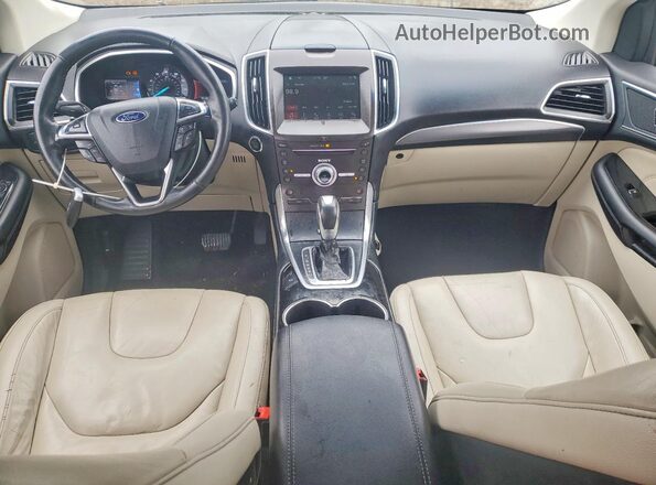 2FMPK4K92HBC05093 2017 FORD EDGE Silver Vista del salpicadero