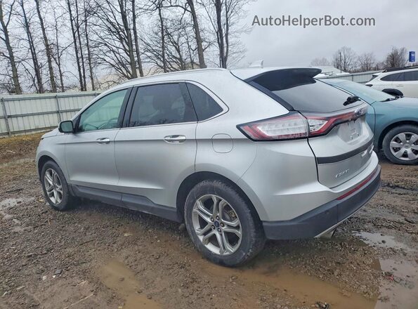 2FMPK4K92HBC05093 2017 FORD EDGE Silver Trasero izquierdo