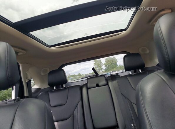 2FMPK4K92HBC21486 2017 FORD EDGE Blue Вид задніх сидінь