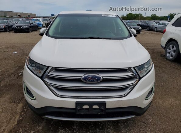 2FMPK4K92HBC64225 2017 FORD EDGE Белый Вид спереди
