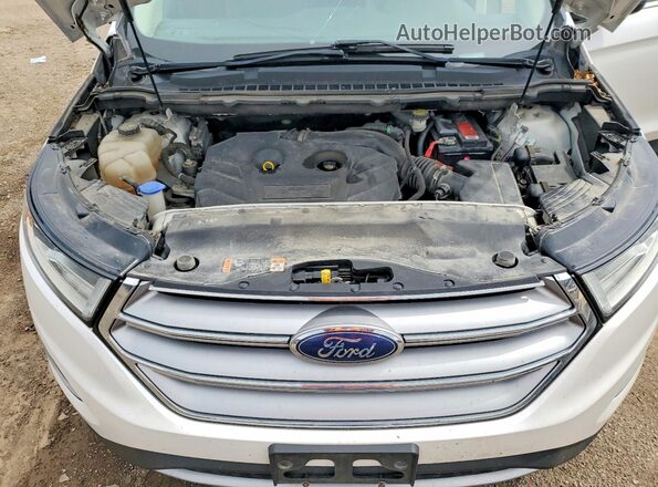 2FMPK4K92HBC64225 2017 FORD EDGE Белый Вид подкапотного пространства
