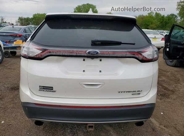 2FMPK4K92HBC64225 2017 FORD EDGE Белый Вид сзади